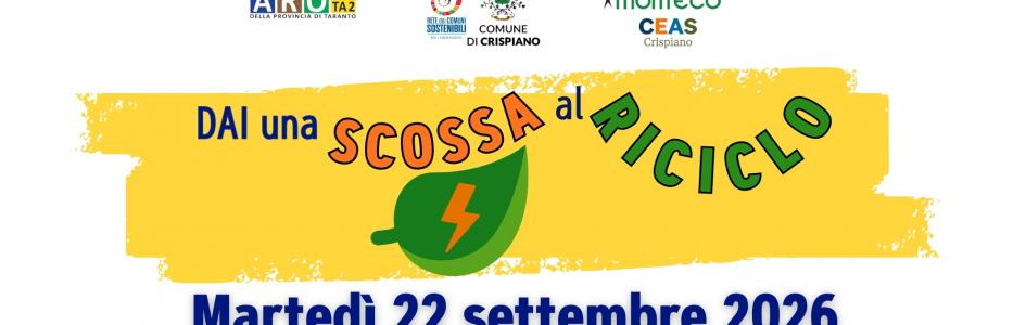 “Dai una Scossa al Riciclo”: giornata dedicata ai piccoli RAEE