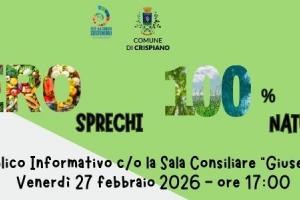 ZERO SPRECHI, 100% NATURA - 27 FEBBRAIO 2026 - CONVEGNO PUBBLICO INFORMATIVO