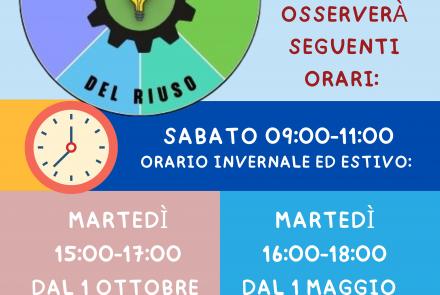 ORARI CENTRO DEL RIUSO COMUNE DI CRISPIANO