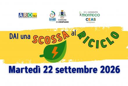 “Dai una Scossa al Riciclo”: giornata dedicata ai piccoli RAEE